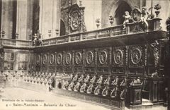 CPA Saint Maximin Boiserie du Choeur 