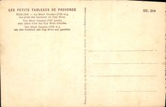 CPA Toulon Le Mont Coudon vue prise des hauteurs du Cap Brun 