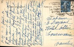 CPA Draguignan Le Bassin et la Poste Sus sentiers longeant les cretes sauvages ou nichent les goelan