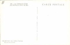 CPA La Corniche d'Or Les Rochers au Bord de Mer