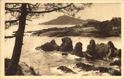 CPA Route de la Corniche d'Or a Agay La Pointe de la Baumette et le Dramont 