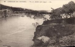 CPA Corniche de L'Esterel Vue sur Antheor pres Agay 