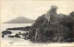 CPA Agay La Roche Crochue et le Semaphore de Dramon 