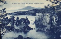 CPA Agay Var Un coin de la Beaumette Les Roches Fleuries 