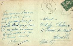 CPA Agay Var Un coin de la Beaumette Les Roches Fleuries