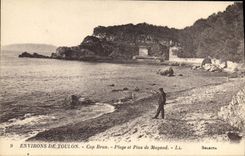 CPA Environs de Toulon Cap Brun Plage et Pins de Magaud 