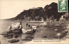 CPA Cote d'Azur Toulon Route du Cap Brun Bord de mer 