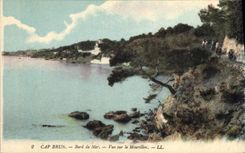 CPA Cap Brun Bord de Mer Vue sur le Mourillon 