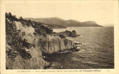 CPA Le Trayas Vue vers cannes des balcons du reserve hotel 