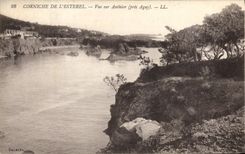 CPA Corniche de l'Esterel Vue sur Antheor pres Agay 