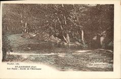 CPA St Zacharie Var Les Nayes Bords de l'Huveaune 