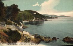 CPA De Mourillon Vue vers le Cap Brun 