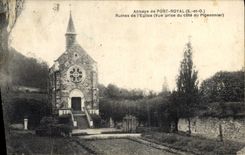 CPA Abbaye de Port Royal S et O Ruines de l'Eglise Vue prise du cote du Pigeonnier 