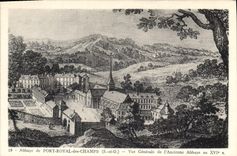 CPA Abbaye de Port Royal des Champs S et O Vue Generale de l'Ancienne Abbaye au XVI 