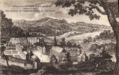 CPA Abbaye de Port Royal des Champs Seine et Oise Vue generale de l'ancienne abbaye au XVI siecle 