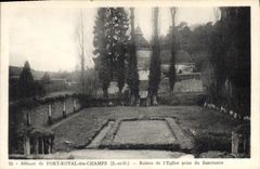 CPA Abbaye de Port Royal des Champs S et O Ruines de l'Eglise prise du Sanctuaire 