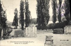 CPA Port Royal des Champs S et O Ruines de la Chapelle 