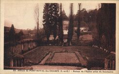 CPA Abbaye de Port Royal des Champs S et O Ruines de l'Eglise prise du Sanctuaire 