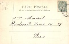 CPA Chateau de Rambouillet Cote Nord