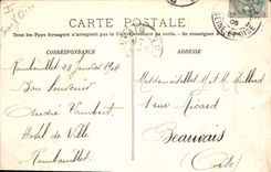 CPA Chateau de Rambouillet L'Entree