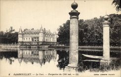 CPA Rambouillet Le Parc Perspective du Cote sud 