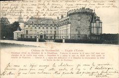 CPA Chateau de Rambouillet Facade d'Entree 