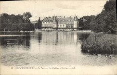 CPA Rambouillet Le Parc Le Chateau et le Lac 