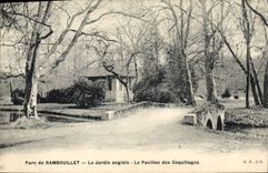 CPA Parc de Rambouillet Le Jardin anglais Le Pavillon des Coquillages 