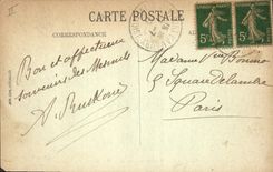 CPA Montfort l'Amaury S et O Vue de la Porte Bardoul et l'Eglise