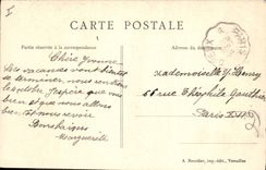 CPA Montfort l'Amaury S et O Ruines de l'Abside de la Chapelle du Chateau