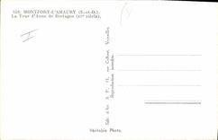 CPA Montfort l'Amaury S et O La Tour d'Anne de Bretagne XV siecle 