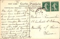 CPA Mezy Seinte et Oise Parc de l'Ancien Chateau