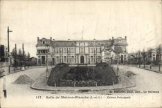 CPA Asile de Maison Blanche S et O Entree Principale 