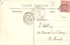 CPA Seigneurie des Mesnuls Le Chateau Vue de face