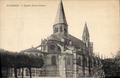 CPA Poissy L'Eglise Notre Dame 