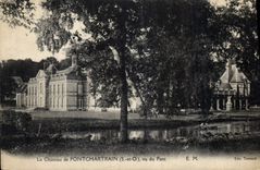 CPA Le Chateau de Pontchartrain S et O vu du Parc 