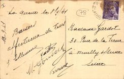 CPA La Queue les Yvelines S et O Clairiere de la Comedie