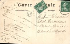 CPA Chateau de Rochefort en Yvelines S & O Facade Ouest et Cascade