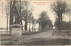 CPA Rosny sur Seine S et O Interieur du Parc 