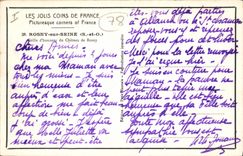 CPA Rosny sur Seine S et O Grille d'honneur du Chateau de Rosny