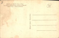 CPA Rosny sur Seine Seine et Oise Le Chateau ou naquit Sully ministre de Henri IV SVI siecle Facade