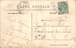 CPA Chateau de Rocquencourt cote nord 