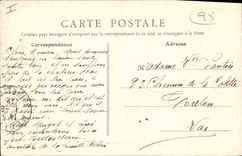 CPA Environs de Meulan Rueil Seraincourt Coin de la piece d'eau du Chateau