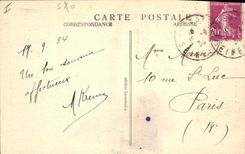 CPA Poissy L'Entree de la Rue de l'Abbaye