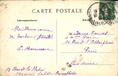 CPA Maisons Laffitte S et O Le Chateau decrete Musee National en Aout 1912 facade sud