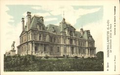 CPA Maisons Laffitte S & O Le Chateau Cote du Parc 