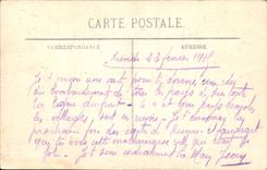 CPA La Guerre 1914 1915 L'Interieur de l'Eglise de Montceaux