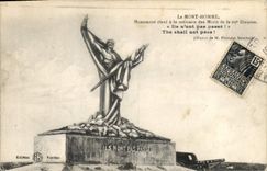 CPA Le Mort Homme Monument eleve a la memoire des Morts de la 69 Division 