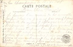 CPA Lepine Marne La rue principale apres le bombardement