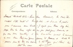 CPA Campagne de 1914 1915 Apres le passage des Allemands Les ruines de Lepine